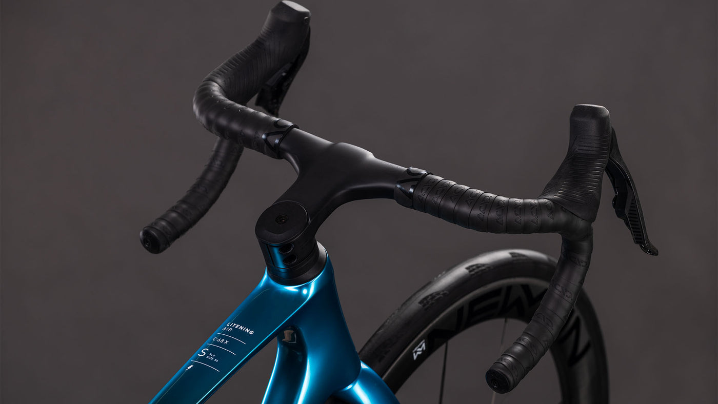 Cube Litening AIR C:68X SLX chromeblue´n´liquidblue